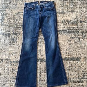 7 For All Mankind A-Pocket Denim Jeans Dark Wash SZ29 bell bottoms